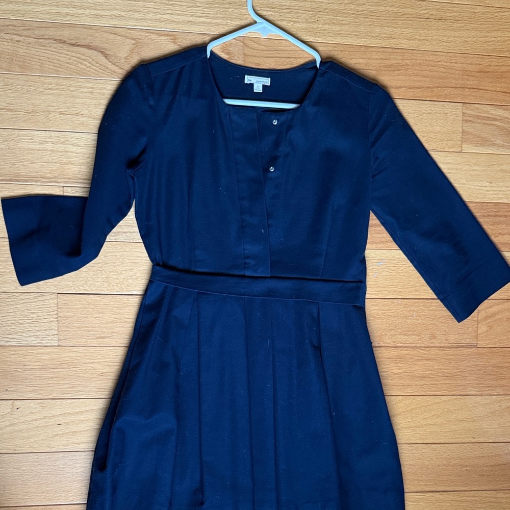 Elegant Navy Blue Dress